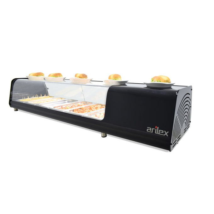 Vitrine réfrigérée - 4 plateaux GN1/3 - Pour tapas - Arilex