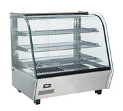 Vitrine chauffante de comptoir 120 litres RH 120 - Cool Head 692x582x685 mm 1100 W Coolhead - Vitrine chaude professionnel CHR - matériel cuisine pro - Cuistéo