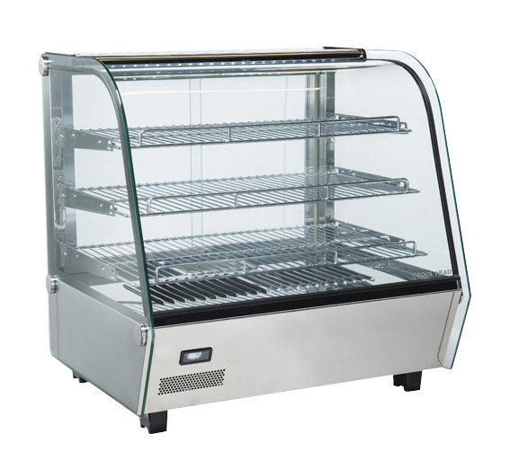 Vitrine chauffante de comptoir 120 litres RH 120 - Cool Head 692x582x685 mm 1100 W Coolhead - Vitrine chaude professionnel CHR - matériel cuisine pro - Cuistéo