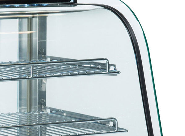 Vitrine chauffante de comptoir 120 litres RH 120 - Cool Head 692x582x685 mm 1100 W Coolhead - vue 3 - Vitrine chaude pro CHR - Cuistéo