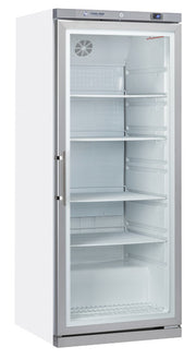 Vitrine réfrigérée 600L GN 2/1 - Température 2-8°C Éclairage LED 5 Étagères Alarme Serrure - Cool Head inox 775x797x1900 mm 150 W Coolhead - Armoire réfrigérée positive professionnel CHR - matériel cuisine pro - Cuistéo