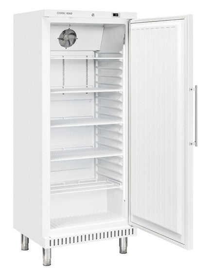 Vitrine réfrigérée 600x400mm 5 étagères éclairage LED classe B porte automatique - Cool Head inox 400 L 180 W Coolhead - Armoire réfrigérée négative professionnel CHR - matériel cuisine pro - Cuistéo