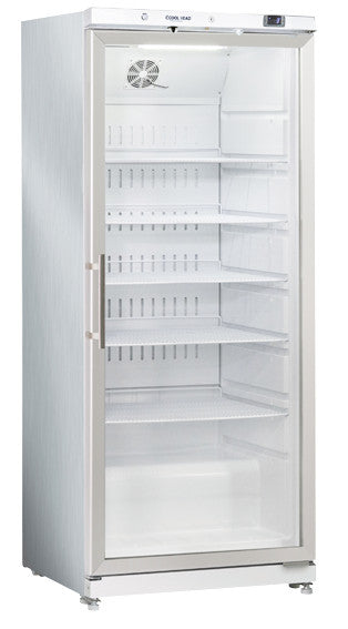 Vitrine réfrigérée GN 2/1 600L avec éclairage LED thermostat numérique et 5 étagères - Cool Head 775x797x1900 mm 150 W Coolhead - Armoire réfrigérée positive professionnel CHR - matériel cuisine pro - Cuistéo