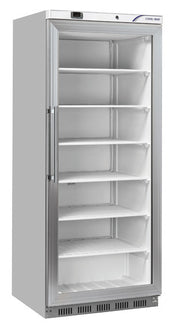 Vitrine réfrigérée négative 600L avec portes en verre thermostat numérique et éclairage LED - Cool Head 780x768x1902 mm 450 W Coolhead - Armoire réfrigérée négative professionnel CHR - matériel cuisine pro - Cuistéo