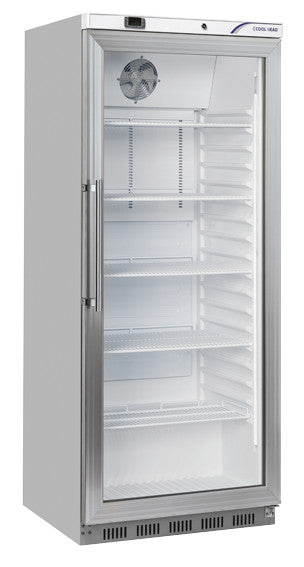 Vitrine réfrigérée positive 600L avec porte réversible 4 étagères inox 200W - Cool Head 780x768x1890 mm Coolhead - Armoire réfrigérée positive professionnel CHR - matériel cuisine pro - Cuistéo